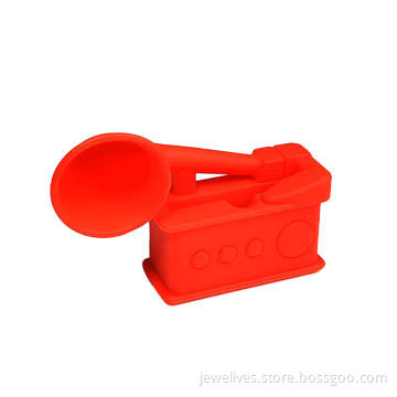 Silicone Stand Magic Audio Amplifier Speaker for iPhone 5 and iPhone 5S